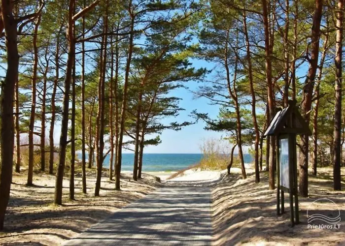 2.5 Kambariu Butas Per Du Aukstus Su Baseinu * Palanga